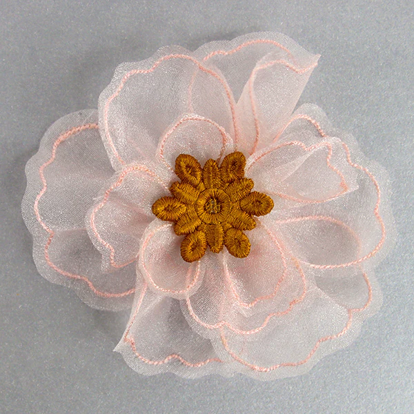 3D Organza Peony (Freestanding Organza) - Image 5