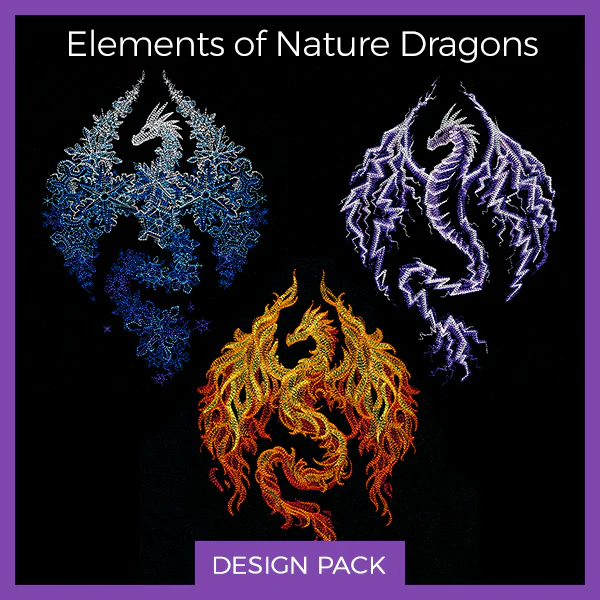 A Elements of Nature Dragons Design Pack - Image 10