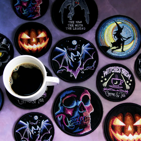 A Halloween Coasters (In-the-Hoop) Design Pack - Image 2