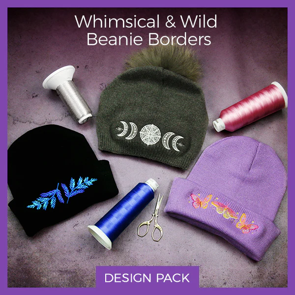 A Whimsical & Wild Beanie Borders Design Pack - Image 13