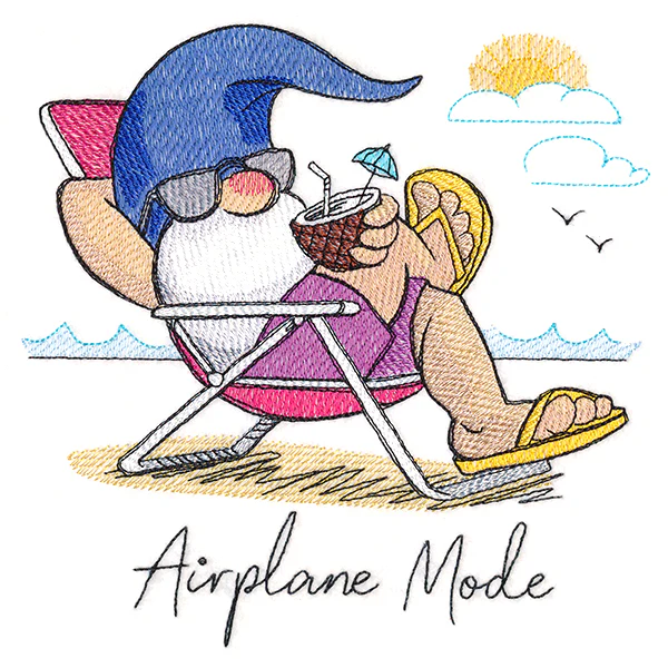 Airplane Mode Vacationing Gnome - Image 3