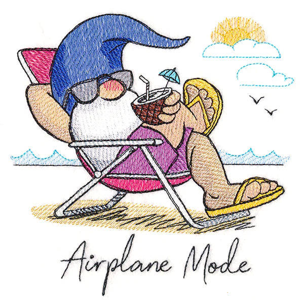 Airplane Mode Vacationing Gnome - Image 5