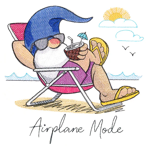 Airplane Mode Vacationing Gnome - Image 9