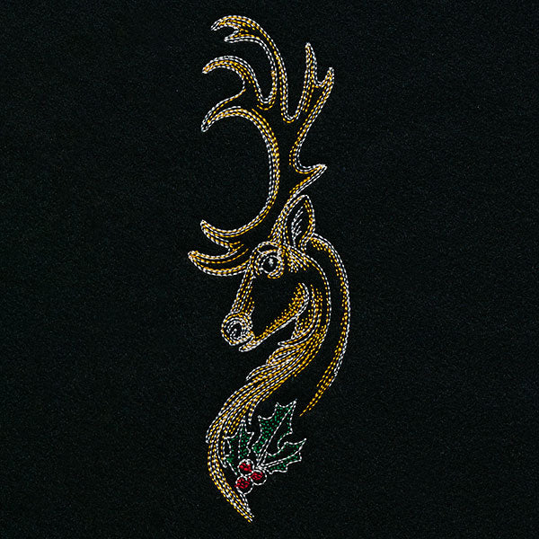 Art Nouveau Christmas Reindeer - Image 4