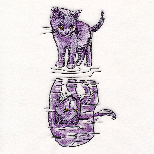 Aspirational Black Cat to Panther Reflection