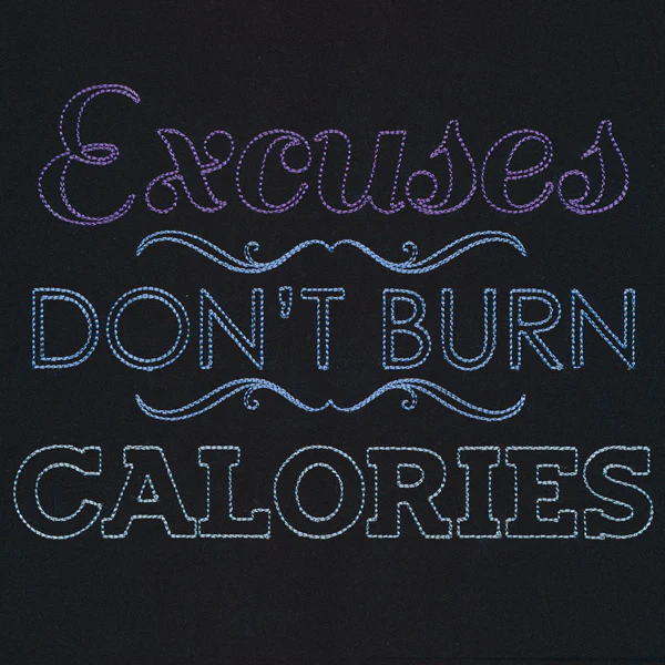 Athleisure - Excuses Don't Burn Calories - Image 3