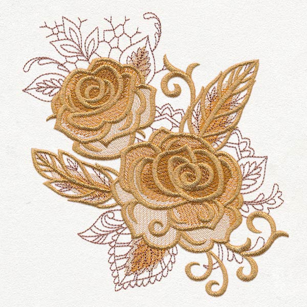 Autumn Baroque - Roses and Feathers - Image 3