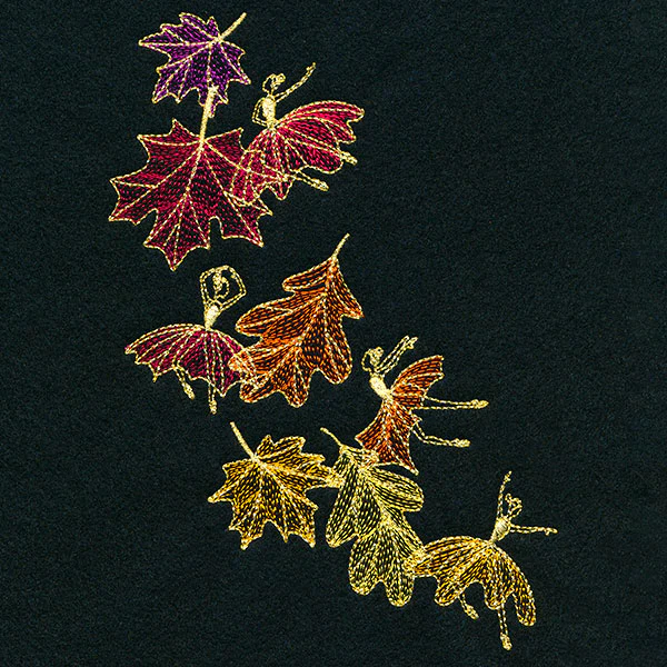 Autumn Leaves Ballerinas Cascade - Image 2