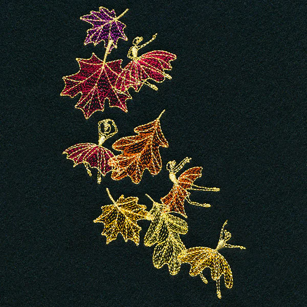 Autumn Leaves Ballerinas Cascade - Image 3