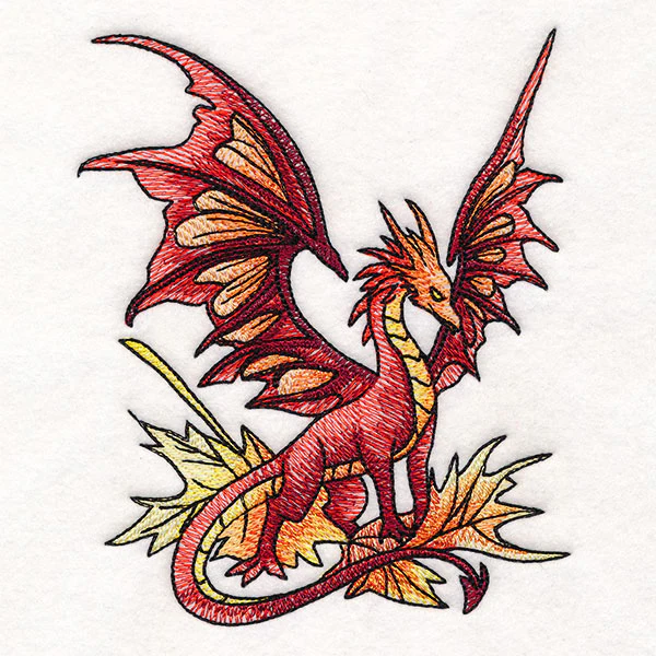 Autumn Leaves Dragon - Image 5