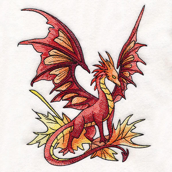 Autumn Leaves Dragon - Image 7