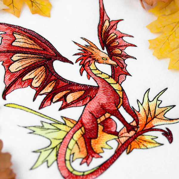 Autumn Leaves Dragon - Image 8