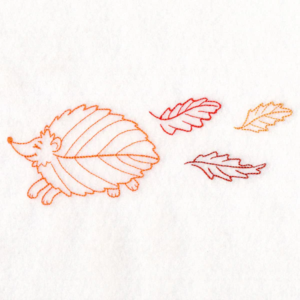 Autumn Leaves Hedgehog - Image 3