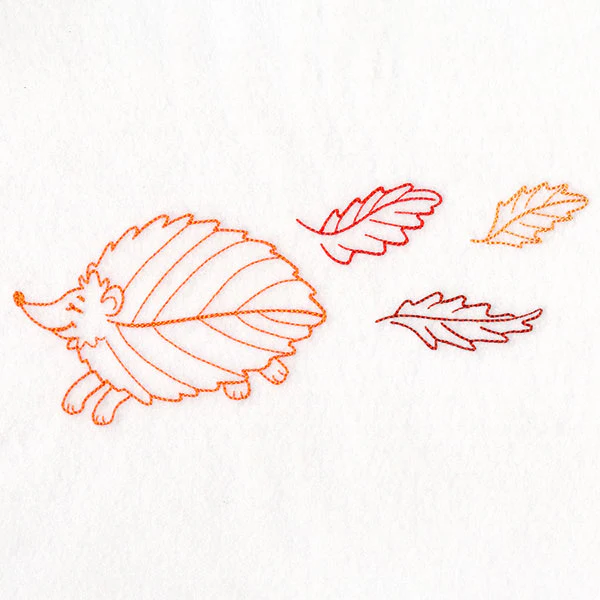 Autumn Leaves Hedgehog - Image 5