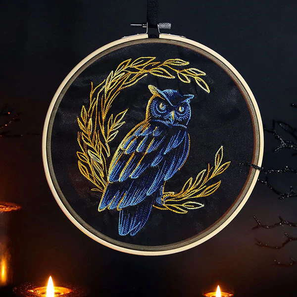 Autumn Lit Owl - Image 9