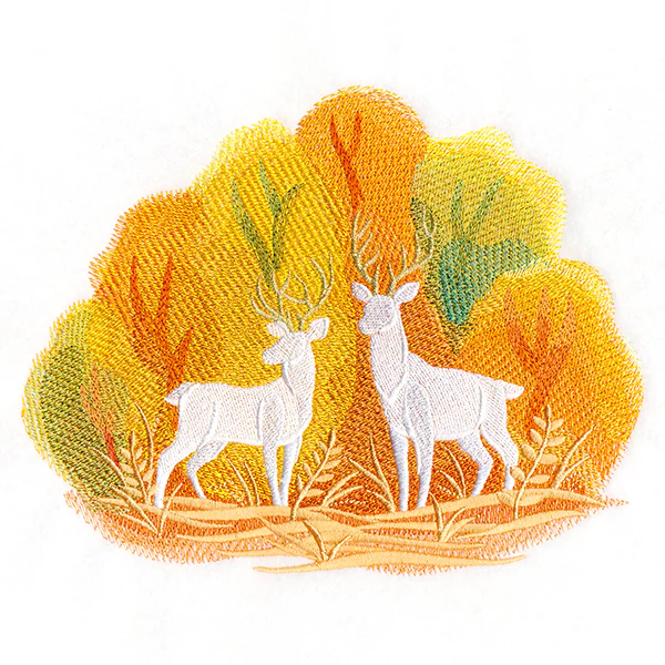 Autumn Stillness Deer - Image 3