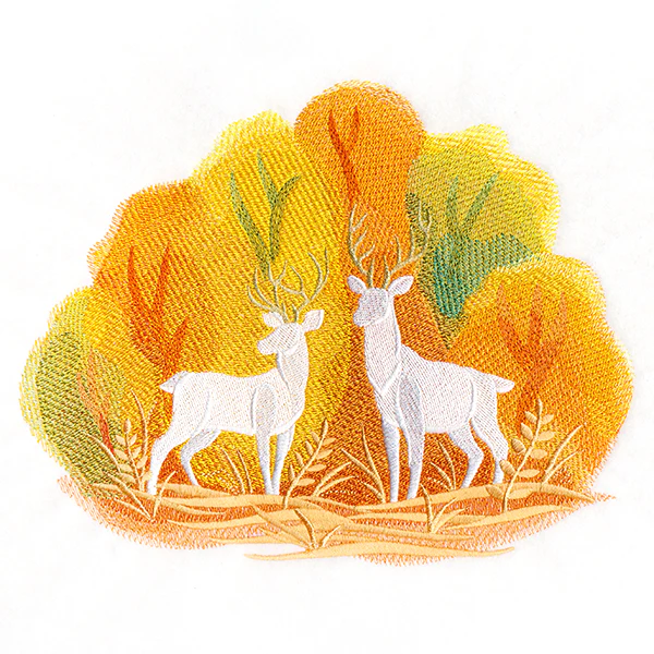 Autumn Stillness Deer - Image 5