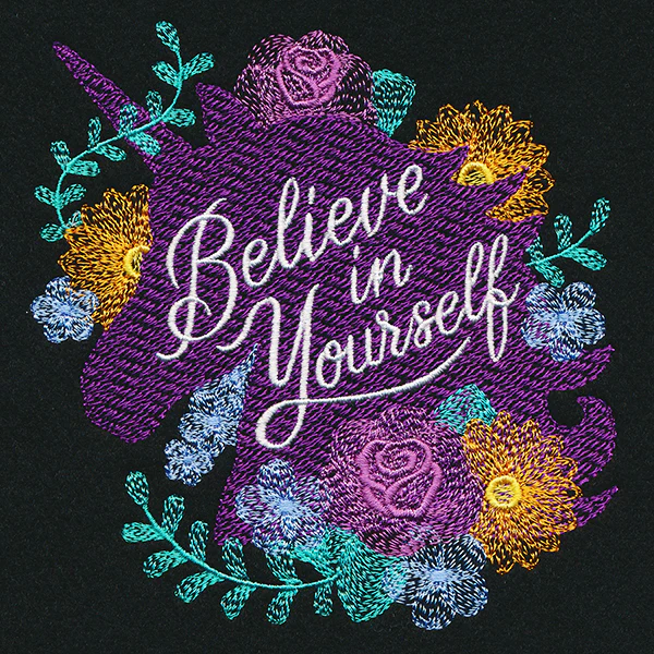 Believe in Yourself Blooming Unicorn - Image 4