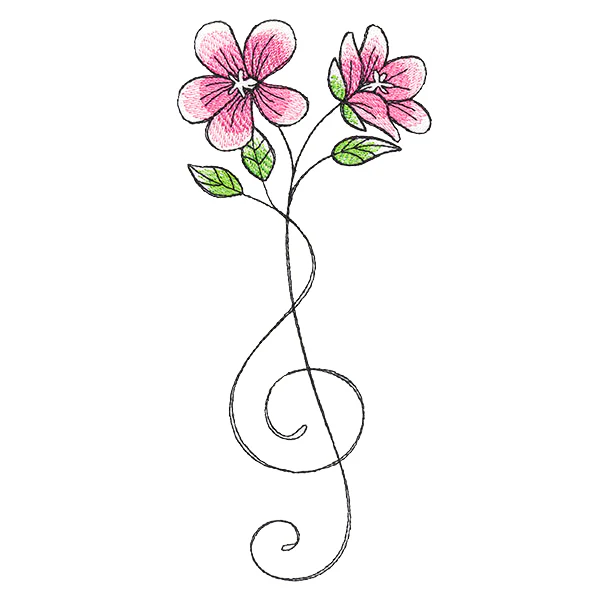 Blooming Treble Clef - Image 3
