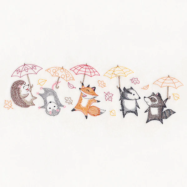 Blustery Autumn Animals