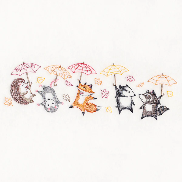 Blustery Autumn Animals - Image 2
