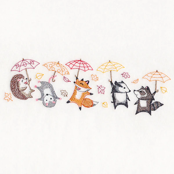 Blustery Autumn Animals - Image 3