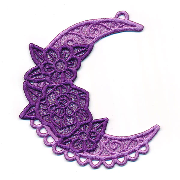 Bohemian Blooms Moon with Fringe (Lace) - Image 7