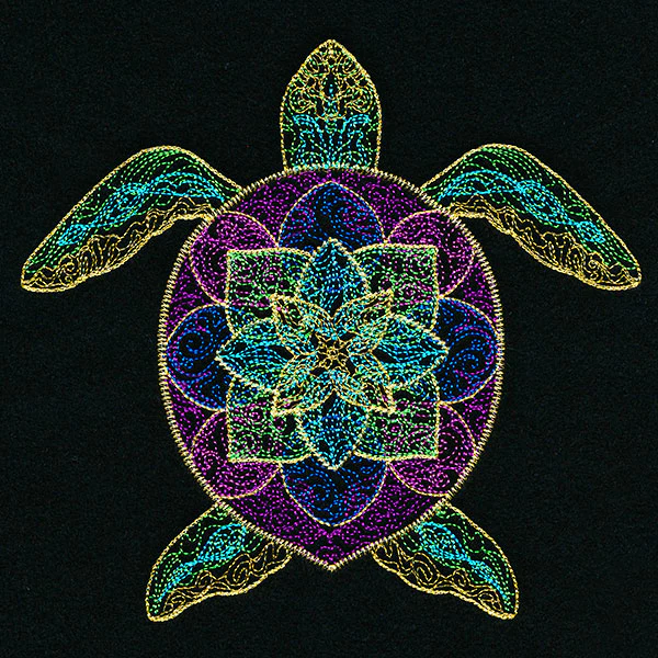 Bohemian Flourish Sea Turtle