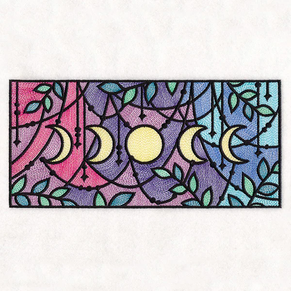 Bohemian Moon Phases Stained Glass - Image 11