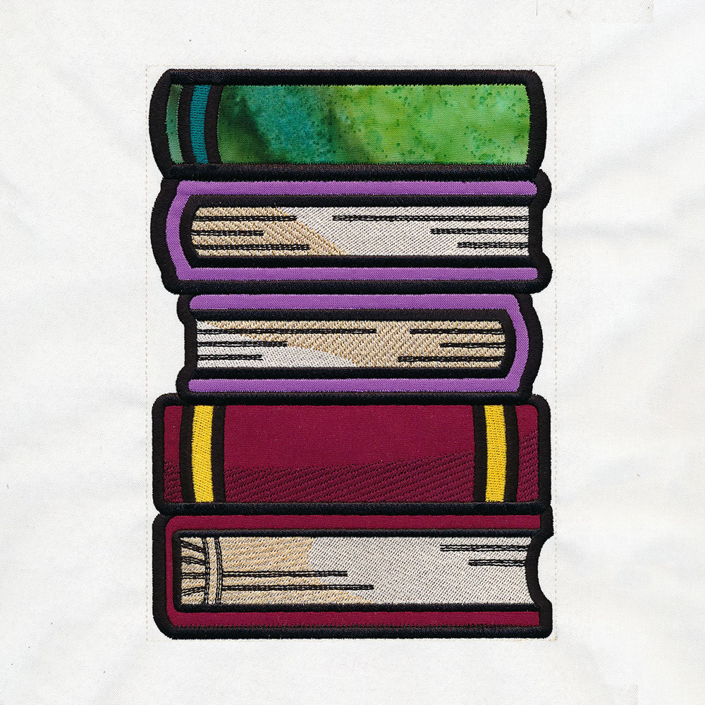 Book Stack Buddies (Applique) - Books 1 - Image 4