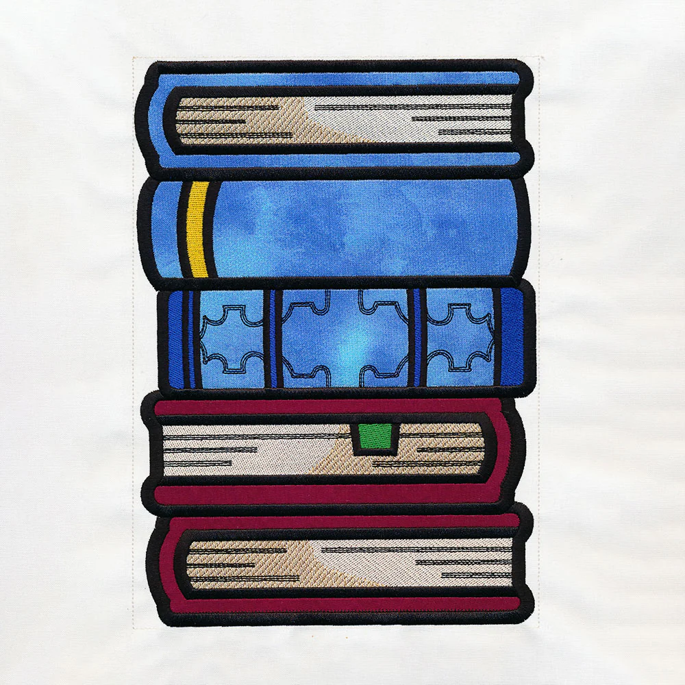 Book Stack Buddies (Applique) - Books 3 - Image 5