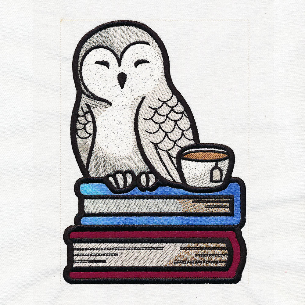 Book Stack Buddies (Applique) - Owl - Image 4