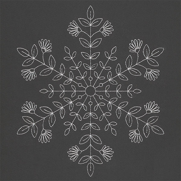 Botanical Winter Snowflake - Image 5
