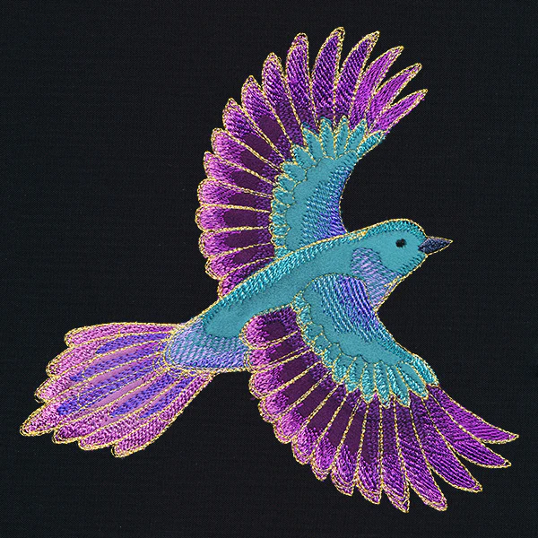 Brilliant Textures Bird (Applique) - Image 2
