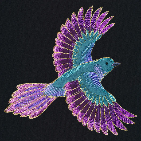 Brilliant Textures Bird (Applique) - Image 5