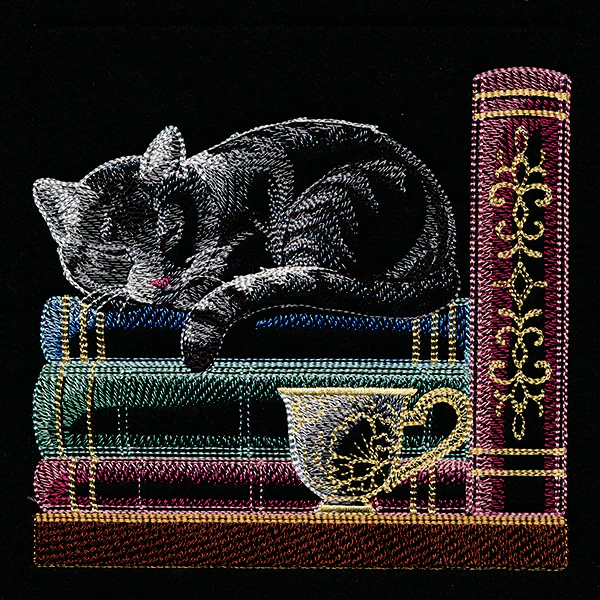 Build a Bookshelf Scene – Cat and Teacup - Image 5