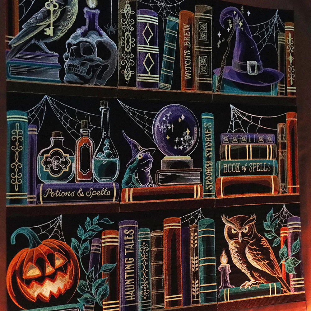 Build a Halloween Bookshelf Scene - Magical Hat and Wand - Image 2
