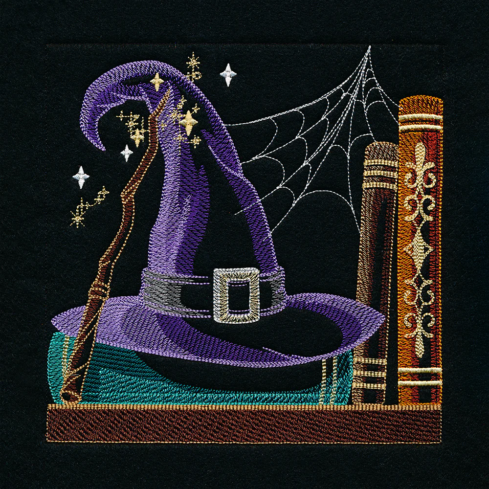 Build a Halloween Bookshelf Scene - Magical Hat and Wand - Image 6