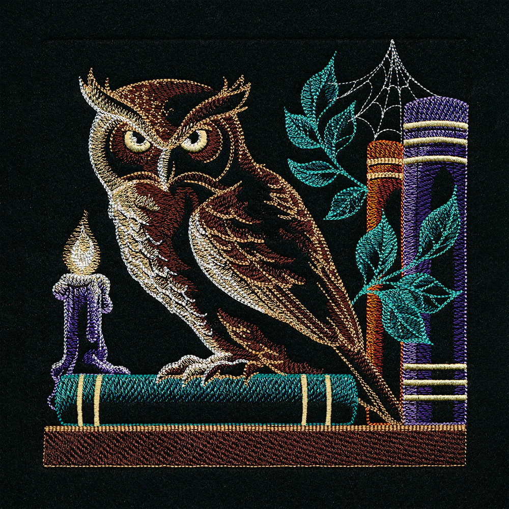 Build a Halloween Bookshelf Scene - Owl and Candle - Image 6