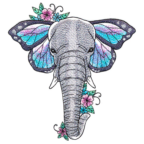 Butterfly Dreams Elephant - Image 3