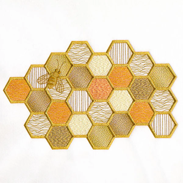 Buzzing with Texture Honeycomb & Bee - Image 2