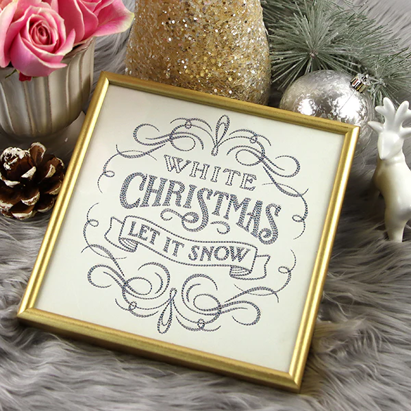 Calligraphic White Christmas - Image 8