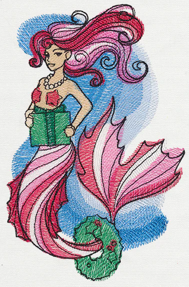 Candy Cane Mermaid - Image 3