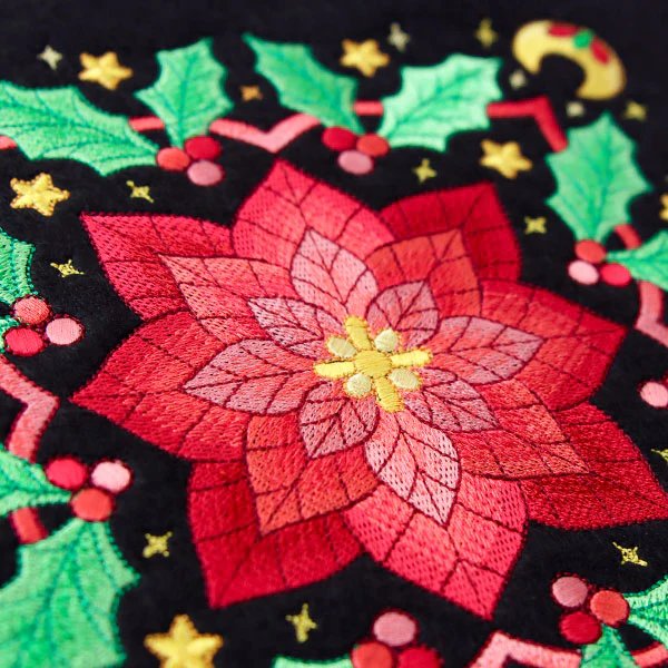 Celestial Christmas Poinsettia Kaleidoscope - Image 6