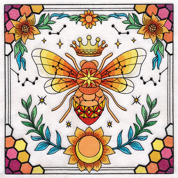 Celestial Queen Bee Square