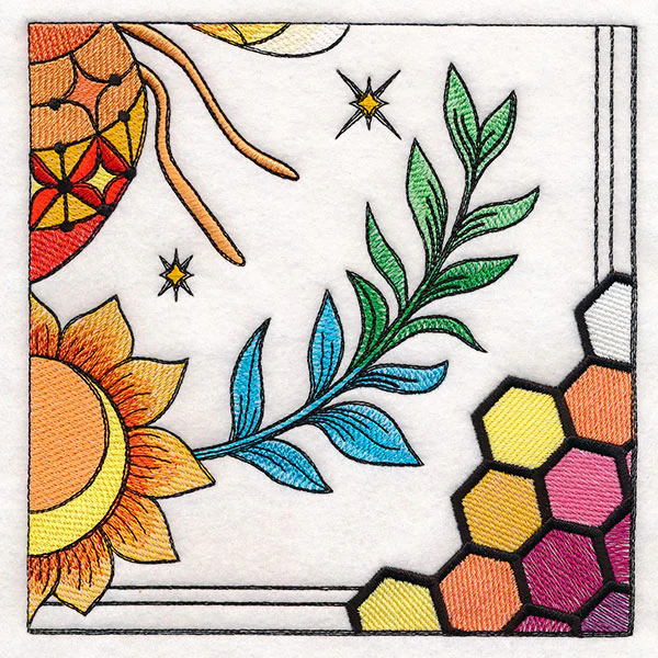 Celestial Queen Bee Wall Hanging - Bottom Right - Image 5