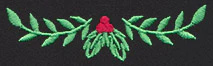 Chalkboard Christmas - Holly Border 2 - Image 5
