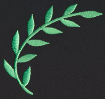 Chalkboard Christmas - Leaf Corner