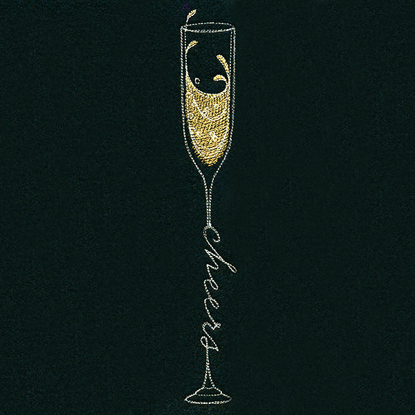 Cheers Champagne Glass - Image 3