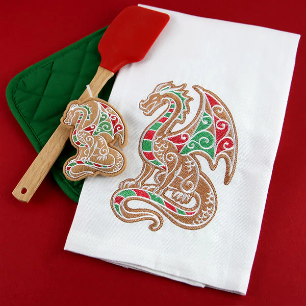 Christmas Gingerbread Dragon - Image 4